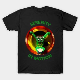 Serenity in Motion - Cute Frog doing Tai Chi T-Shirt